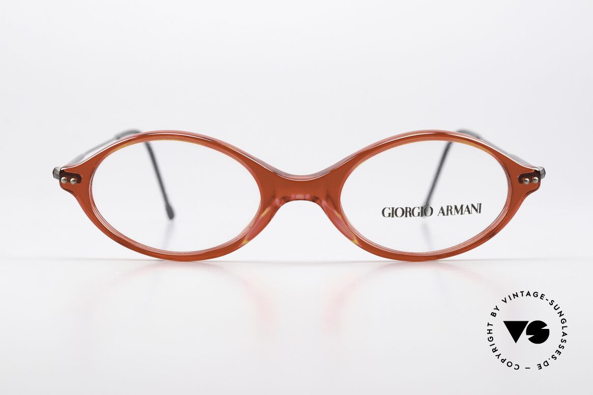 Giorgio Armani 378 Unisex 90s Frame Oval Small, plain & puristic Armani eyeglasses (unisex design), Made for Men and Women