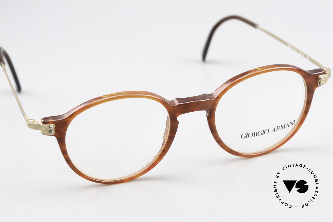 Giorgio Armani 358 Frame Auburn Matte Gold, never worn (like all our vintage Giorgio Armani specs), Made for Men