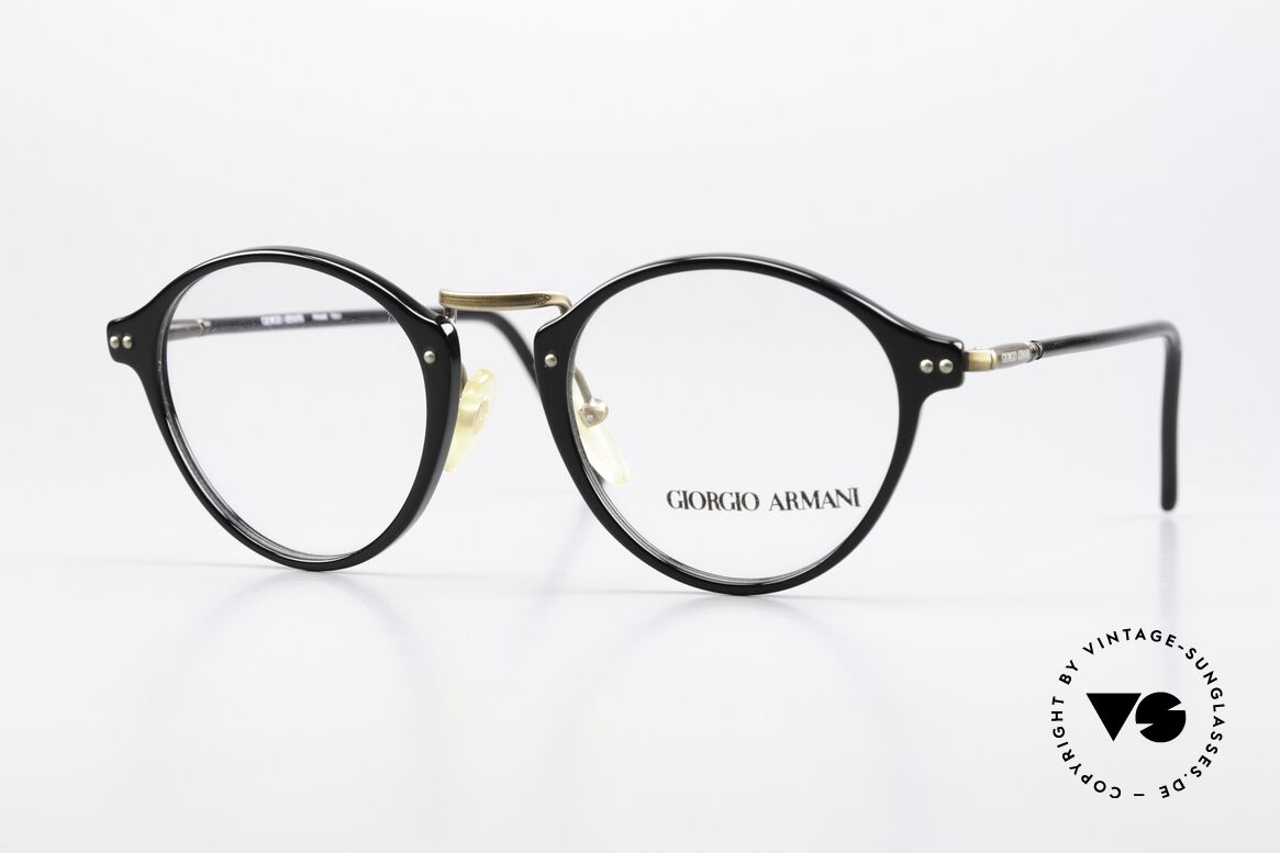 Giorgio Armani 360 1990's Eyeglasses Panto, timeless vintage Giorgio ARMANI designer eyeglasses, Made for Men and Women