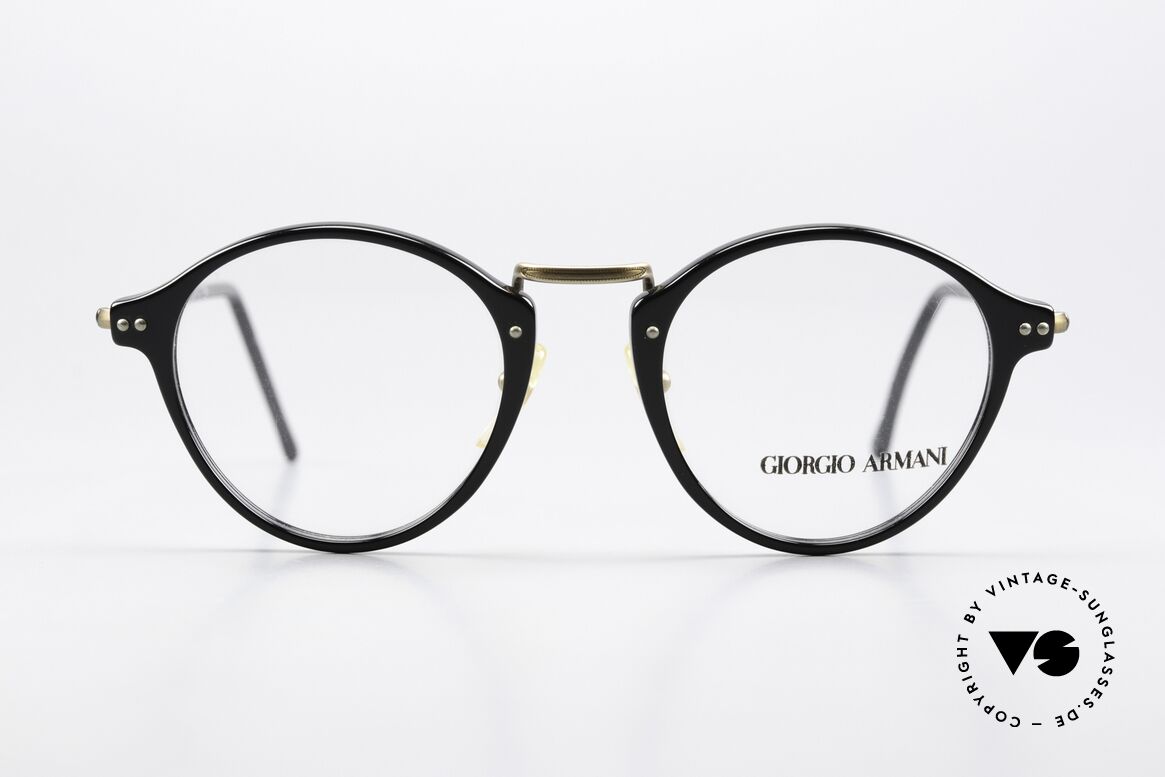 Giorgio Armani 360 1990's Eyeglasses Panto, a real classic: famous 'panto'-design (simply elegant), Made for Men and Women