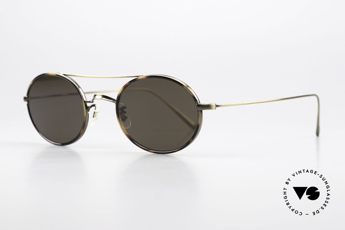 Oliver Peoples Shai Oval Sunglasses Titanium, O. Peoples = embodies the lifestyle of Los Angeles, Made for Men