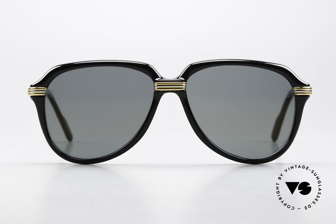 Cartier Vitesse - L Ultra Rare 60mm Large Size, luxury vintage CARTIER aviator sunglasses from 1991, Made for Men