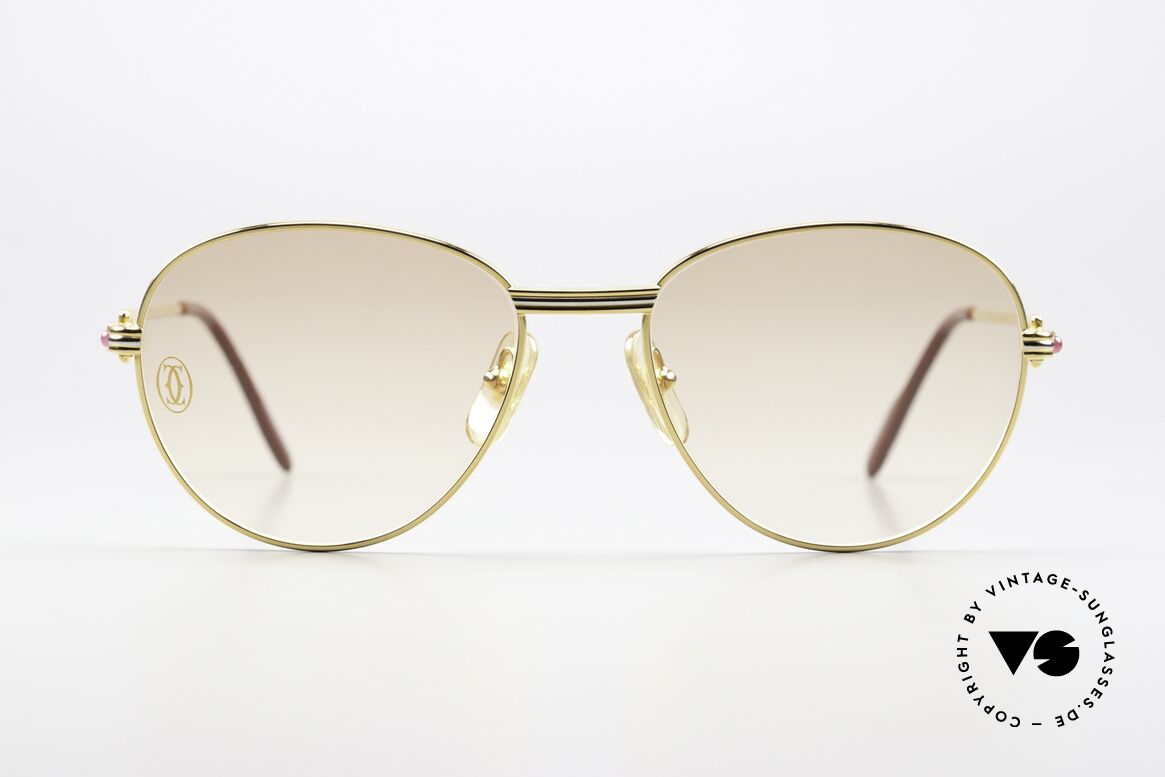 Cartier S Rubis 0,34 ct - M Real Rubies Sunglasses, model from the "S"-Series (market launch in 1988), Made for Women