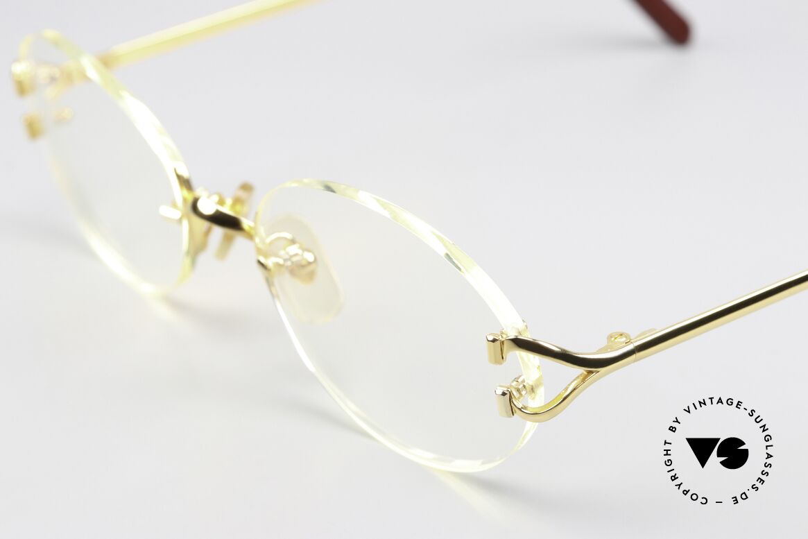 Cartier Scala 90s Frame Rare 52mm Size, unworn rarity (incl. an original Cartier hard case), Made for Men and Women