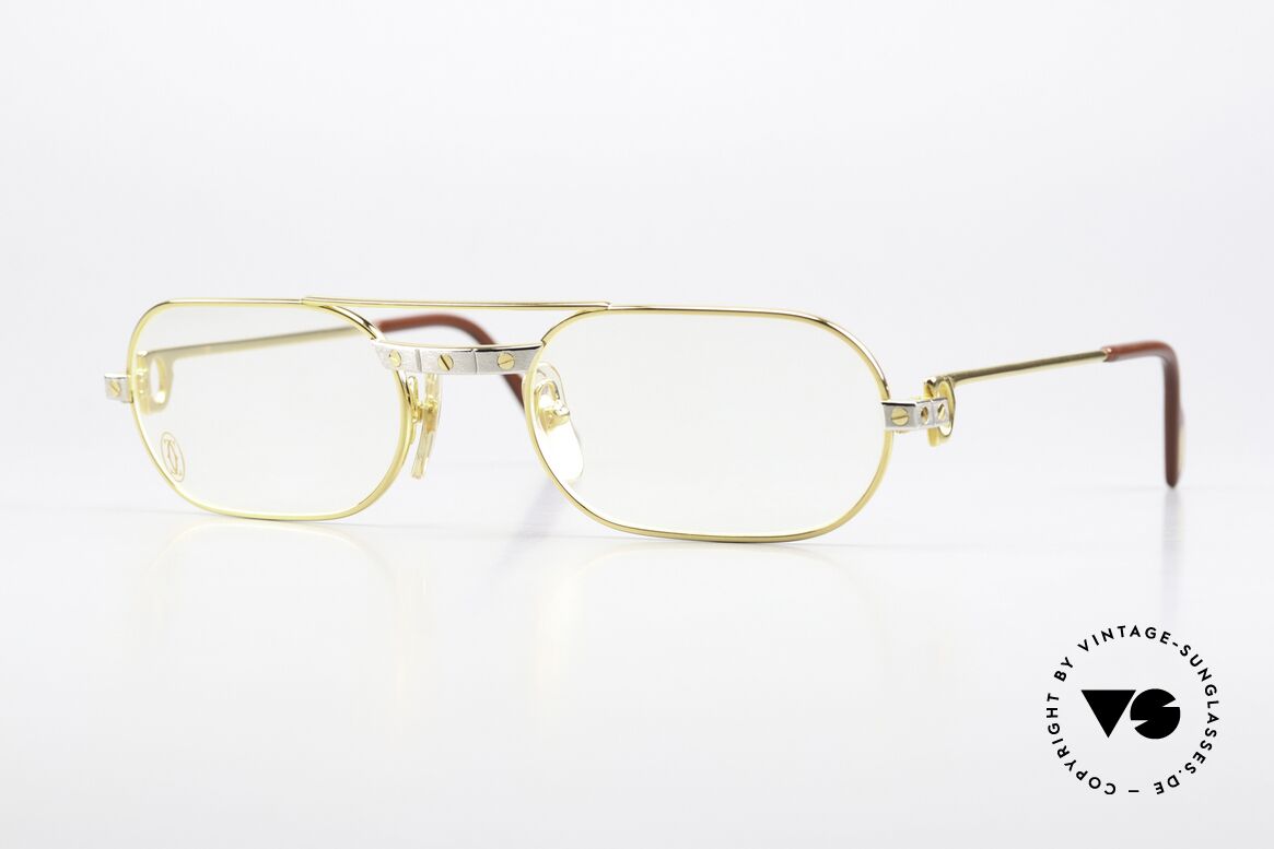 Cartier MUST Santos - S 80's Vintage Frame Unisex, MUST: the first model of the Lunettes Collection '83, Made for Men and Women