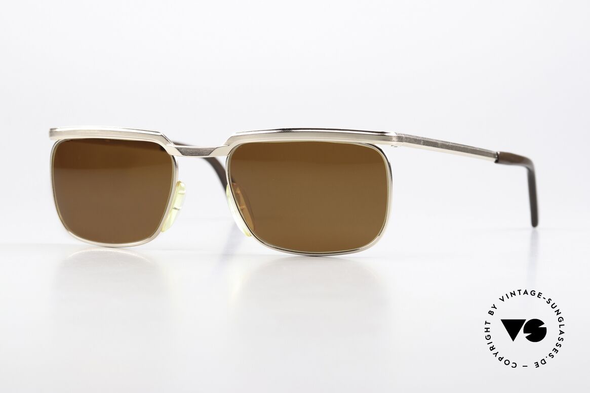 Metzler Marwitz Optima Narcos Sunglasses Diego Luna, Marwitz Optima sunglasses 1970's; gold-doublé, Made for Men