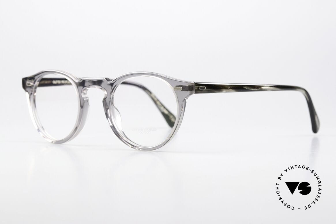 Oliver Peoples Gregory Peck Timeless Panto 45mm, Gregory Peck eyeglasses in SMALL size 45x23, 150, Made for Men