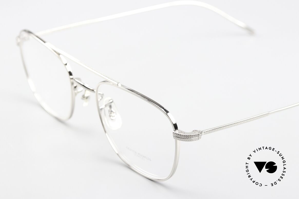 Oliver Peoples Kress Classic Eyeglasses Metal, timeless classic men's model from 2018; made in Italy, Made for Men