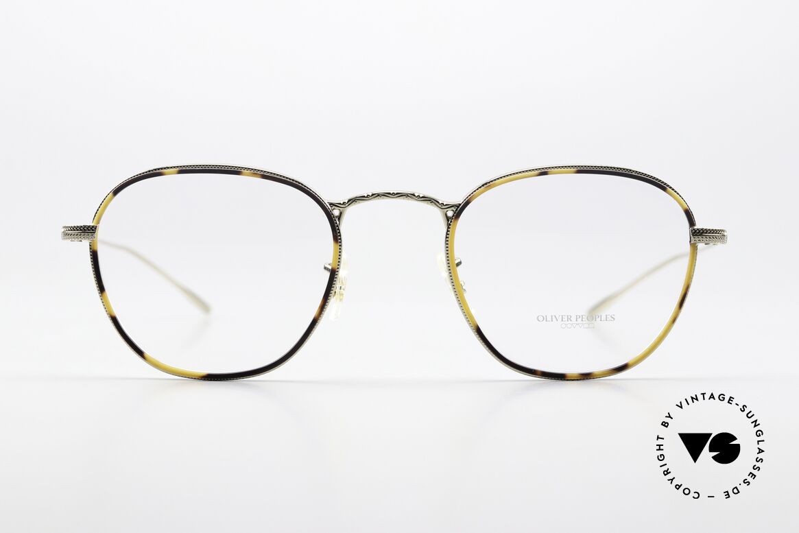 Oliver Peoples Eoin Metal Frame Acetate Inlays, exact catalog model name: OV1237J, in color 5035, Made for Men and Women