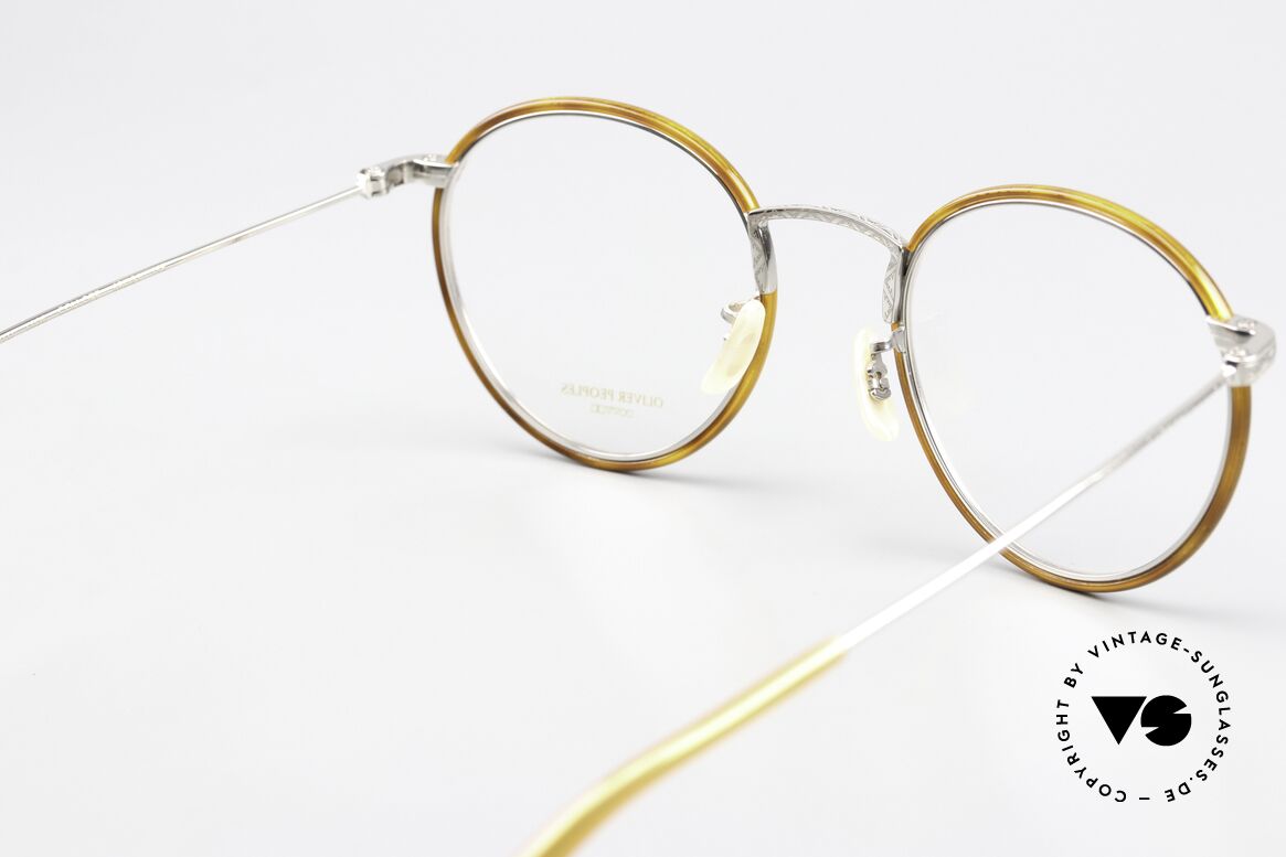 Oliver Peoples Colloff Metal Frame Acetate Rim, Size: small, Made for Men and Women