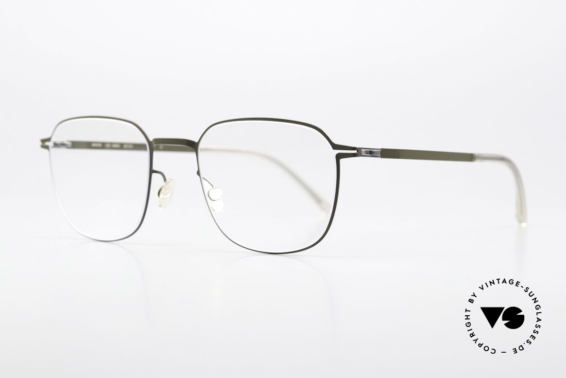 Mykita Herko Lite Collection Metal Frame, color is called "camougreen" but looks more anthracite, Made for Men and Women