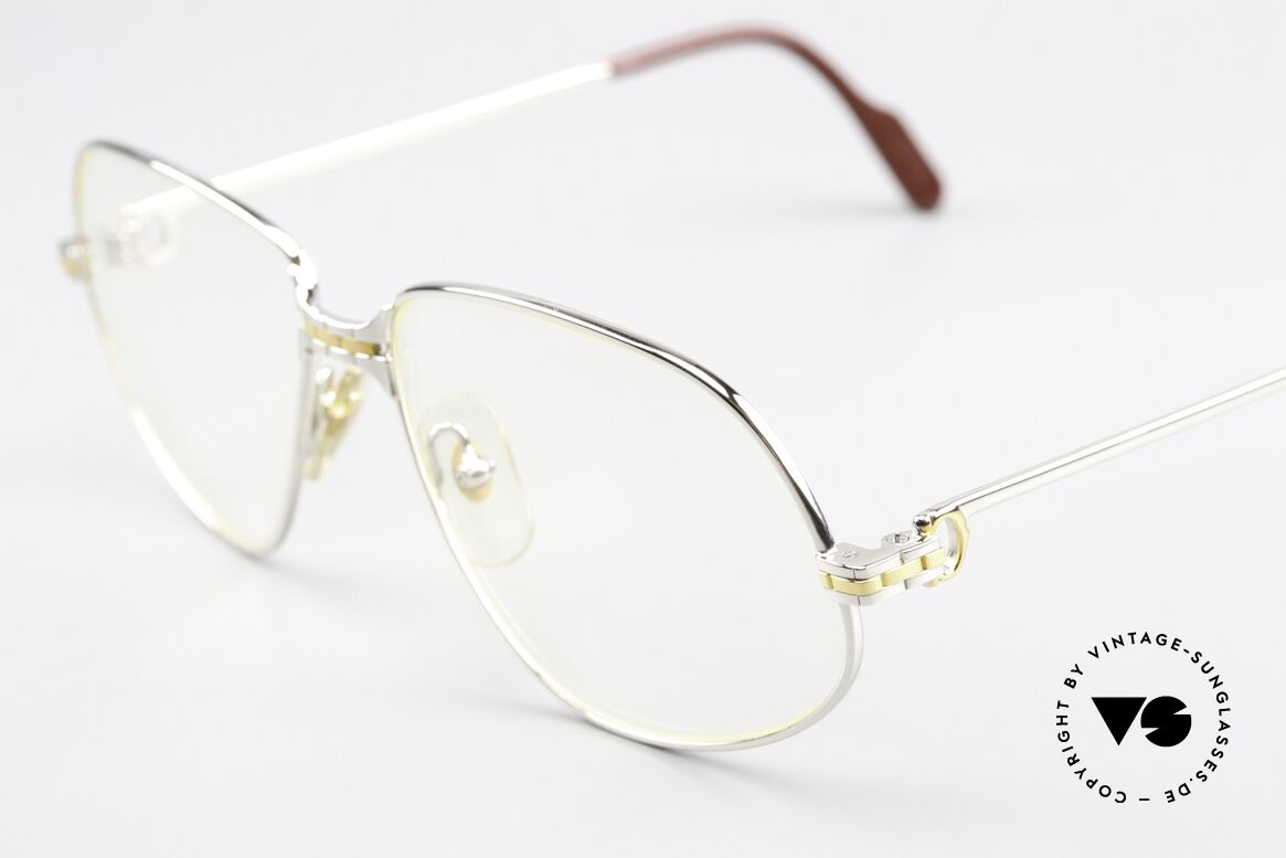 Cartier Panthere G.M. - M Platinum Frame From 1988, precious luxury eyeglass-frame in Medium size 56-14, 135, Made for Men