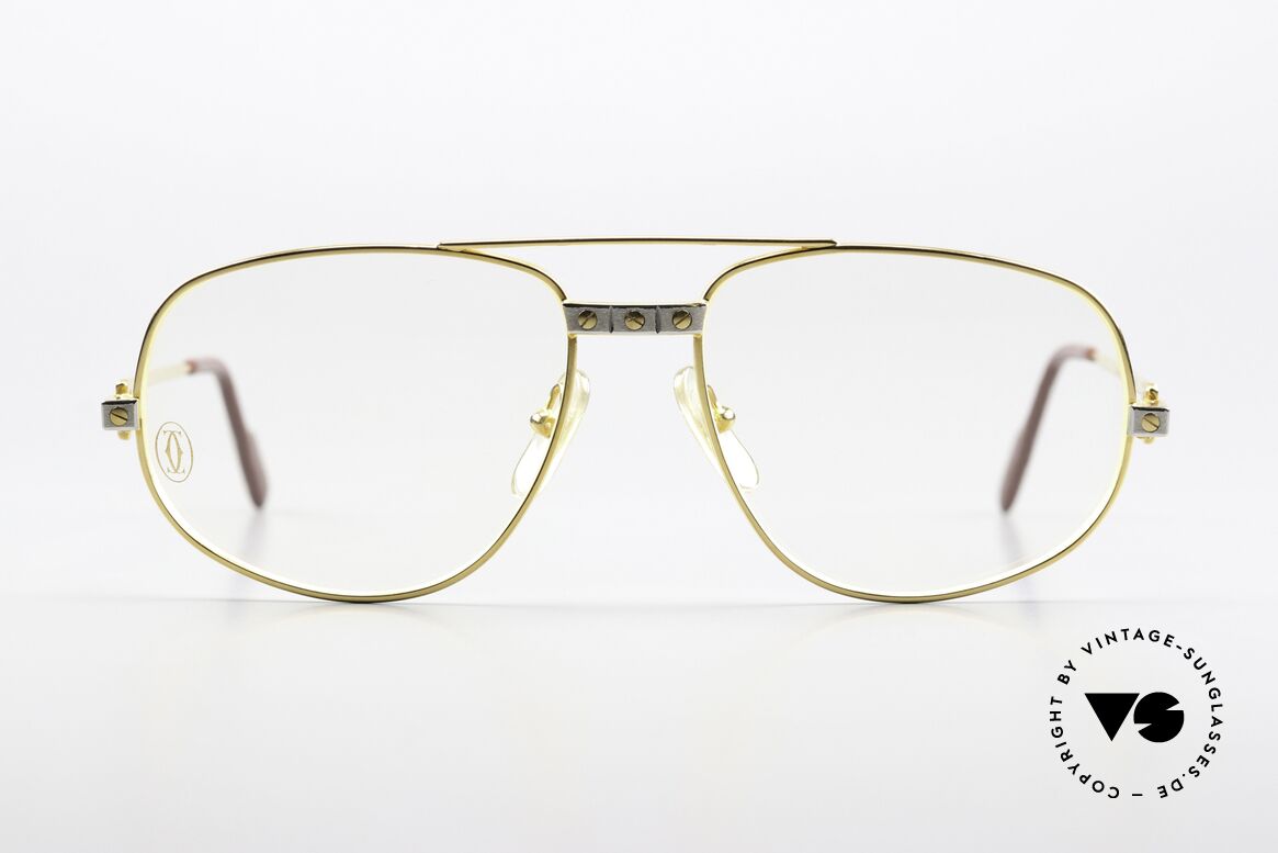 Cartier Romance Santos - M 1980's Luxury Frame 22ct, mod. "Romance" was launched in 1986 and made till 1997, Made for Men and Women