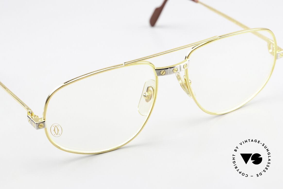 Cartier Romance Santos - M 1980's Luxury Frame 22ct, unworn with orig. packing (hard to find in this condition), Made for Men and Women