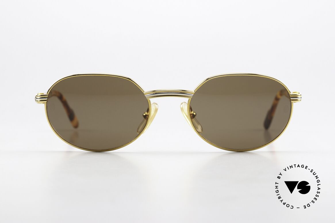 Cartier Lueur - M Original Lenses With Logo, the beautiful name says it all: 'lueur' = gleam of light, Made for Men and Women