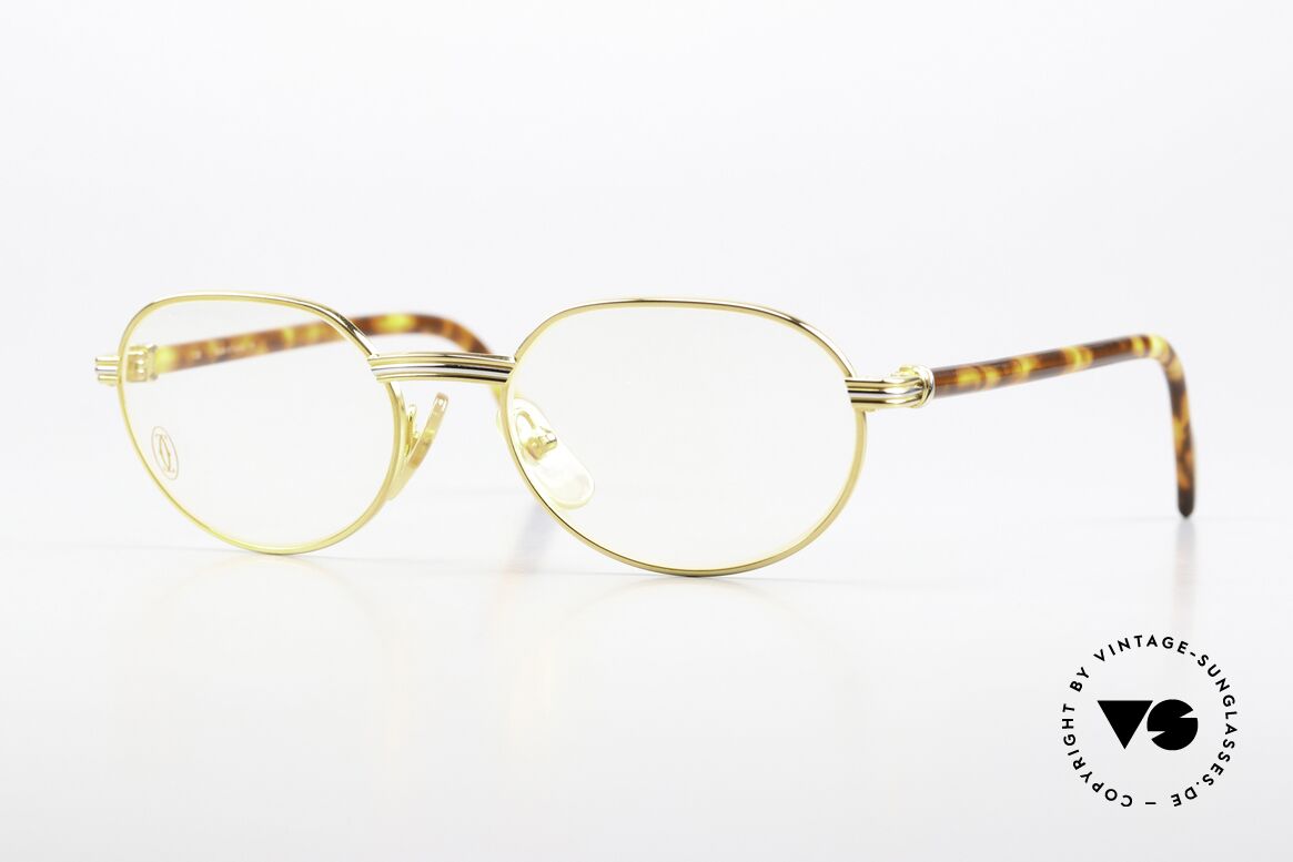 Cartier Lueur - S 90's Luxury Frame Small, precious Cartier glasses of the 90's, small size 51°17, Made for Men and Women