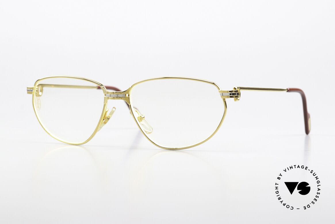 Cartier Panthere Windsor - S Ladies Glasses Small Size, vintage Cartier Panthère Windsor luxury eyeglass-frame, Made for Women