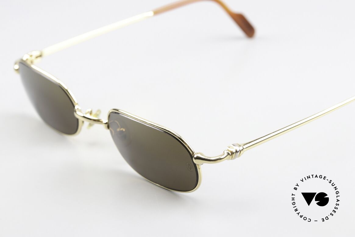 Cartier Orfy - S Original Lenses With Logo, precious 22ct gold-plated in size 48-21, 135: timeless, Made for Men and Women