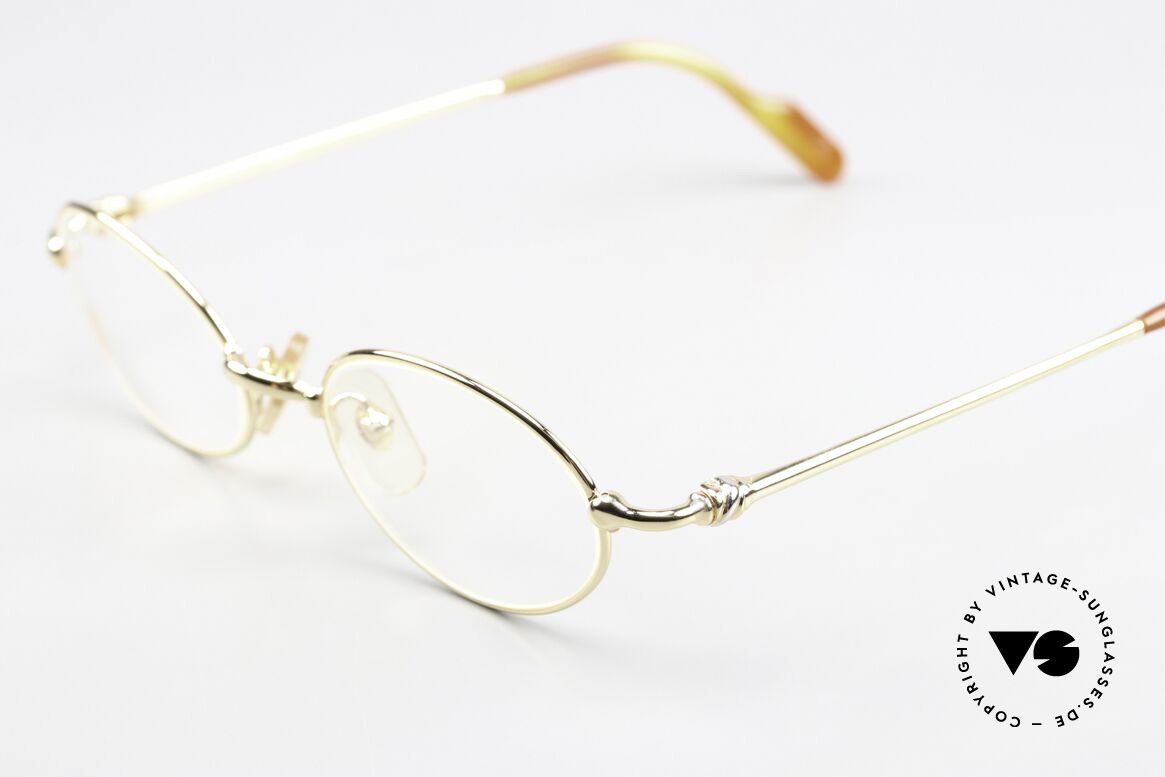 Cartier Filao - S Small Oval 90s Frame 22ct, unworn luxury frame with original box and packing, Made for Men and Women