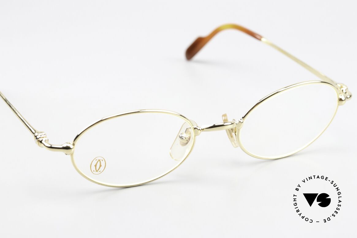 Cartier Filao - S Small Oval 90s Frame 22ct, NO retro eyeglasses; an old original from app. 1999!, Made for Men and Women