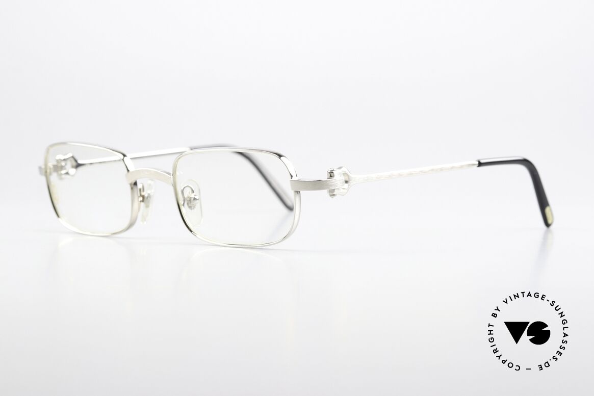 Cartier Dreamer 90s Frame Brushed Platinum, brushed platinum finish (noble & 1st class quality), Made for Men and Women