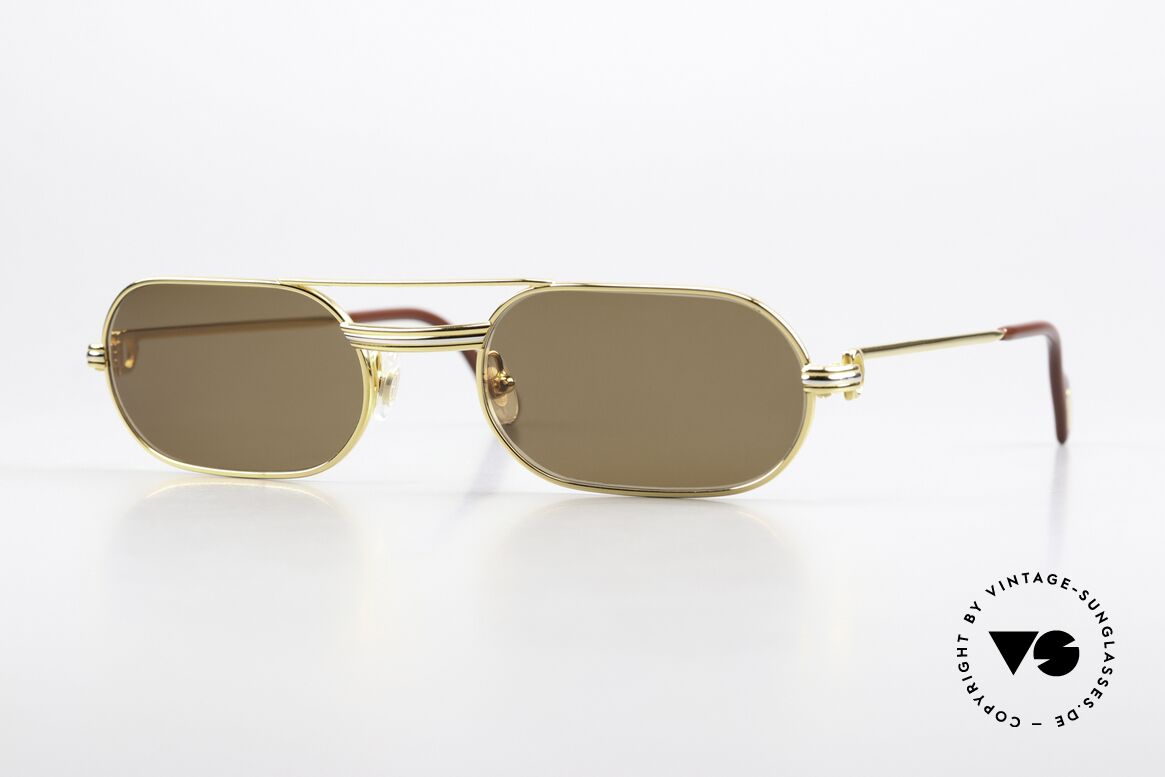 Cartier MUST LC - S Anti-Reflective Sun Lenses, MUST: the first model of the Lunettes Collection '83, Made for Men and Women