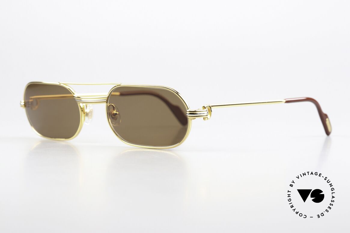 Cartier MUST LC - S Anti-Reflective Sun Lenses, worn by Elton John (video "I'm still standing", 1983), Made for Men and Women