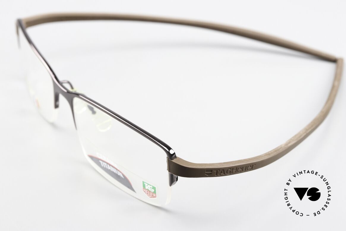 Tag Heuer 3722 Reflex Ceramic Titanium Frame, ideal wearing comfort (temples adapt to the face), Made for Men