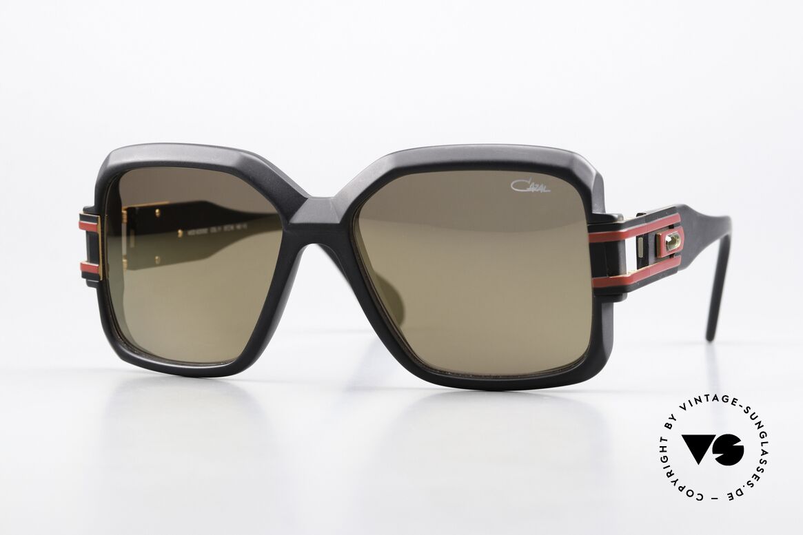 Cazal 623 Legends Gold-Mirrored, Cazal 623 sunglasses in color 11 = matt black / red, Made for Men