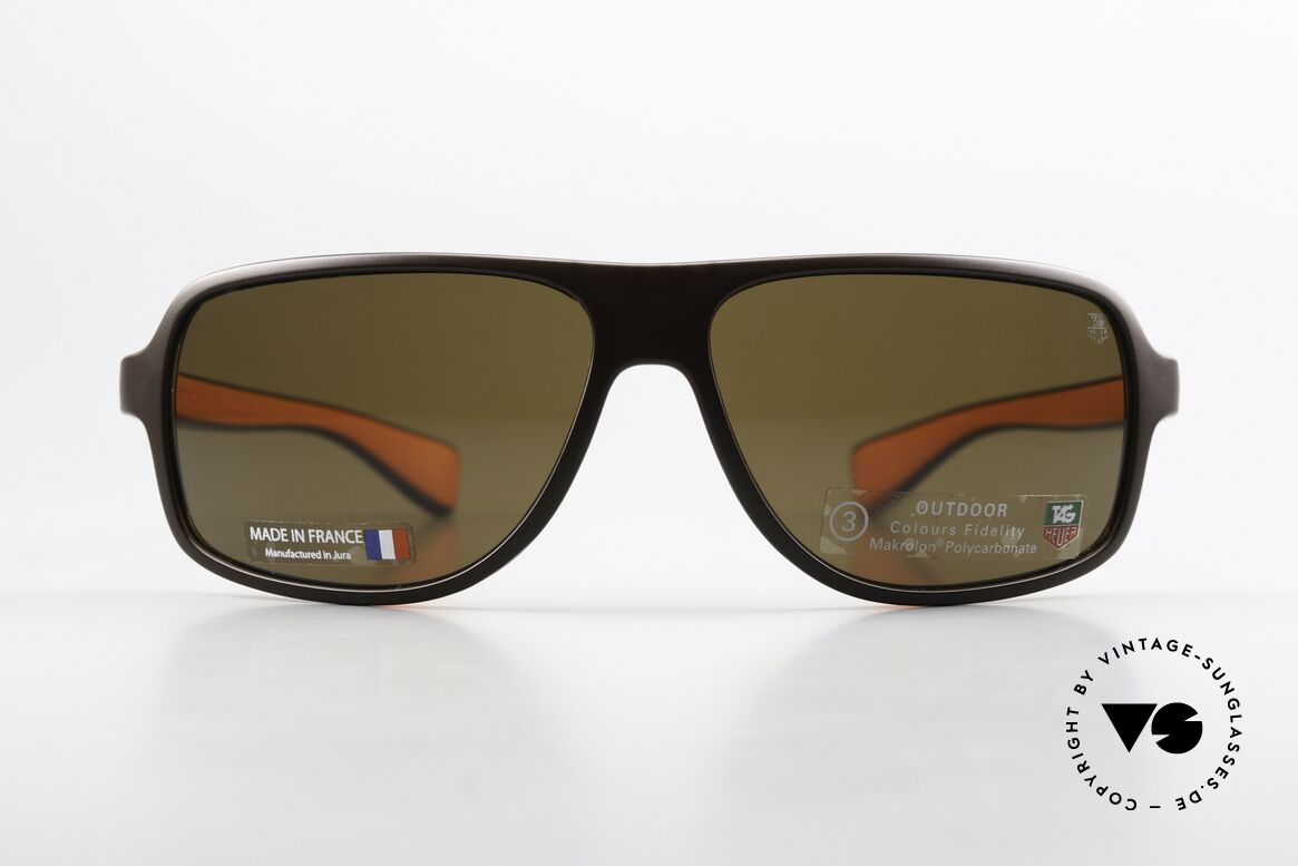 Tag Heuer 9304 Legend Colors Fidelity Sun Lenses, striking men's shades from the "LEGEND" collection, Made for Men