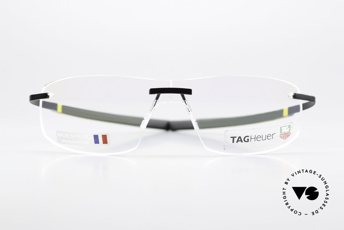 Tag Heuer 3533 Reflex Rimless Sports Eyewear, extremely sporty rimless glasses for gentlemen, Made for Men