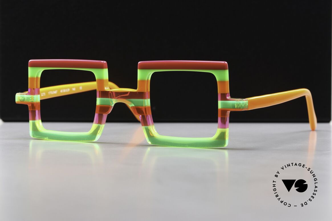 Wissing 3273 Crazy Colorful Specs Square, crazy colorful glasses by Wissing, model 3273, Made for Men and Women