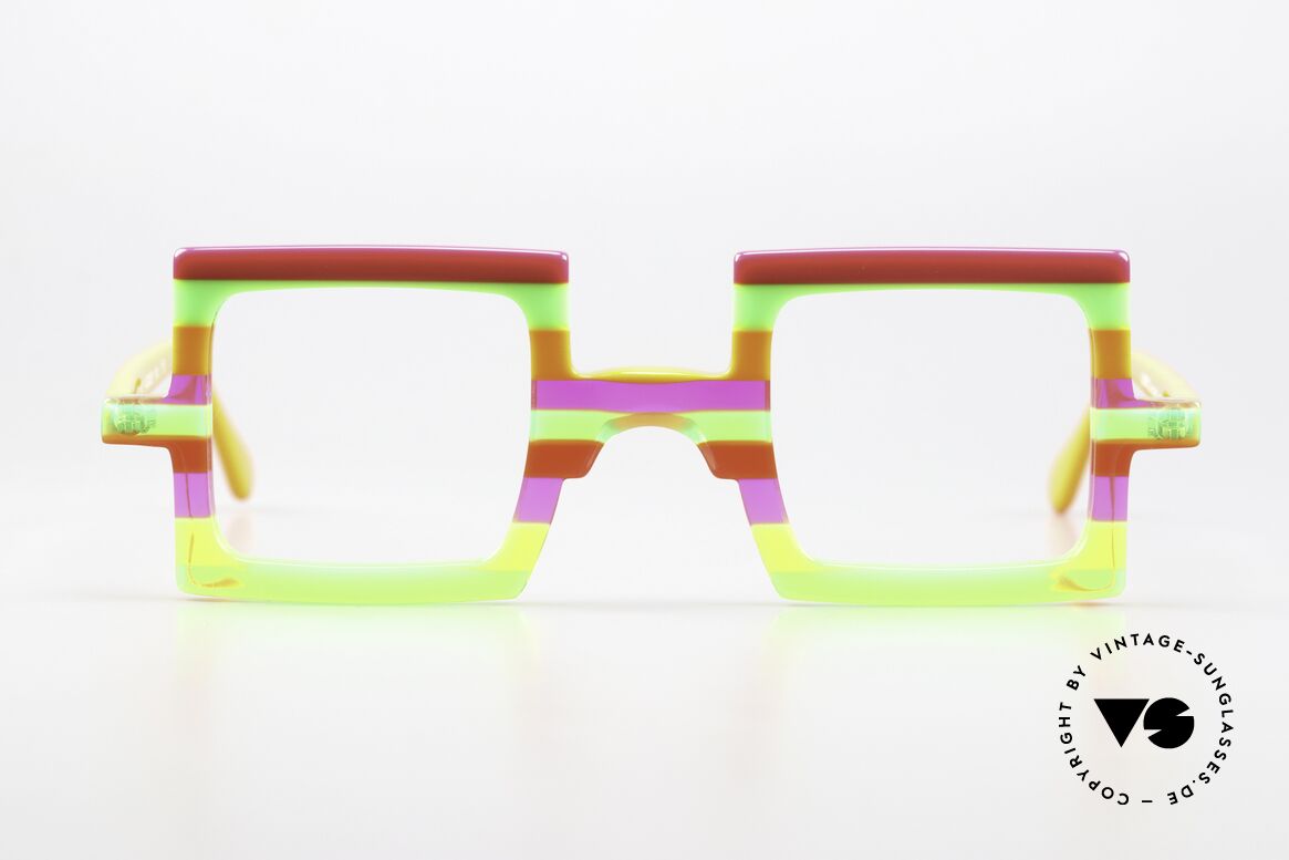 Wissing 3273 Crazy Colorful Specs Square, a great combination of art and craftsmanship, Made for Men and Women