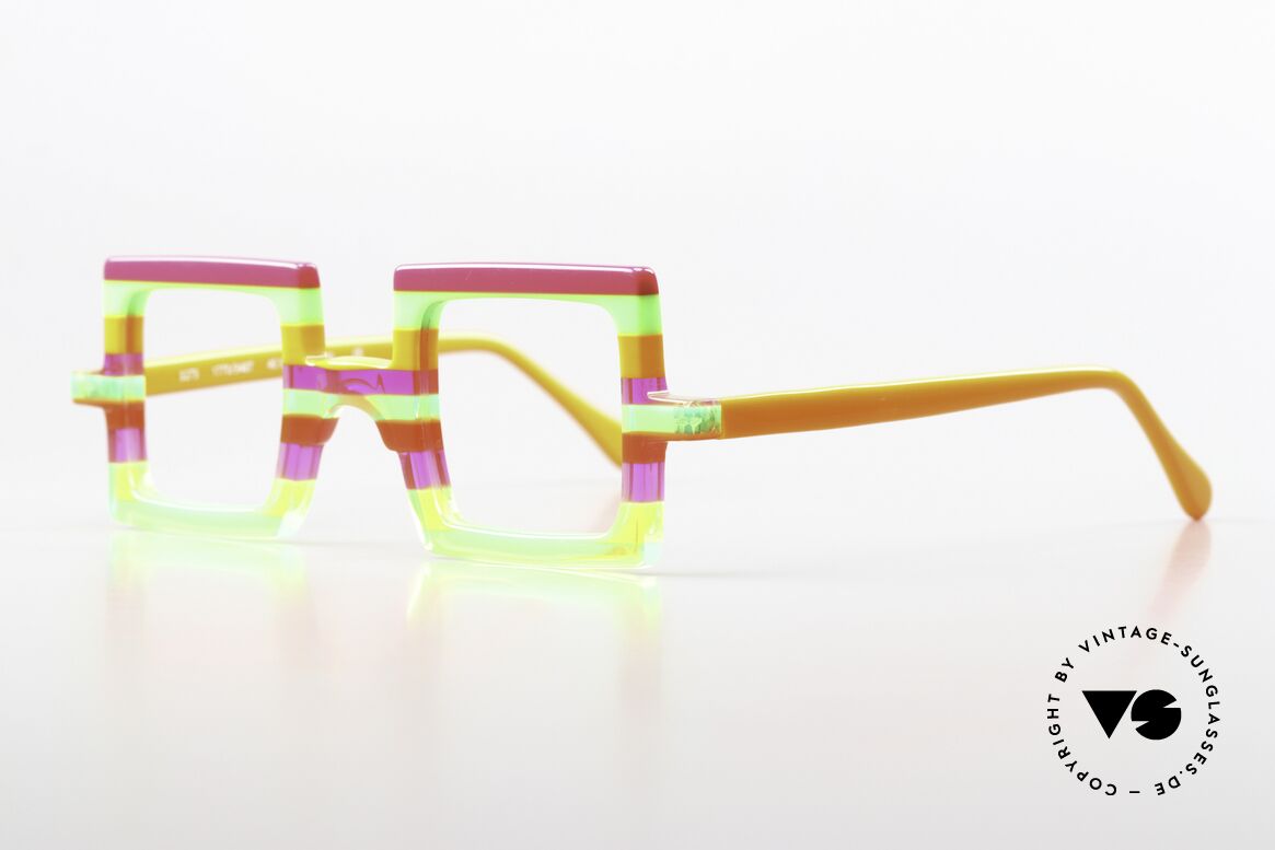 Wissing 3273 Crazy Colorful Specs Square, Wissing unique piece = made for individualists, Made for Men and Women