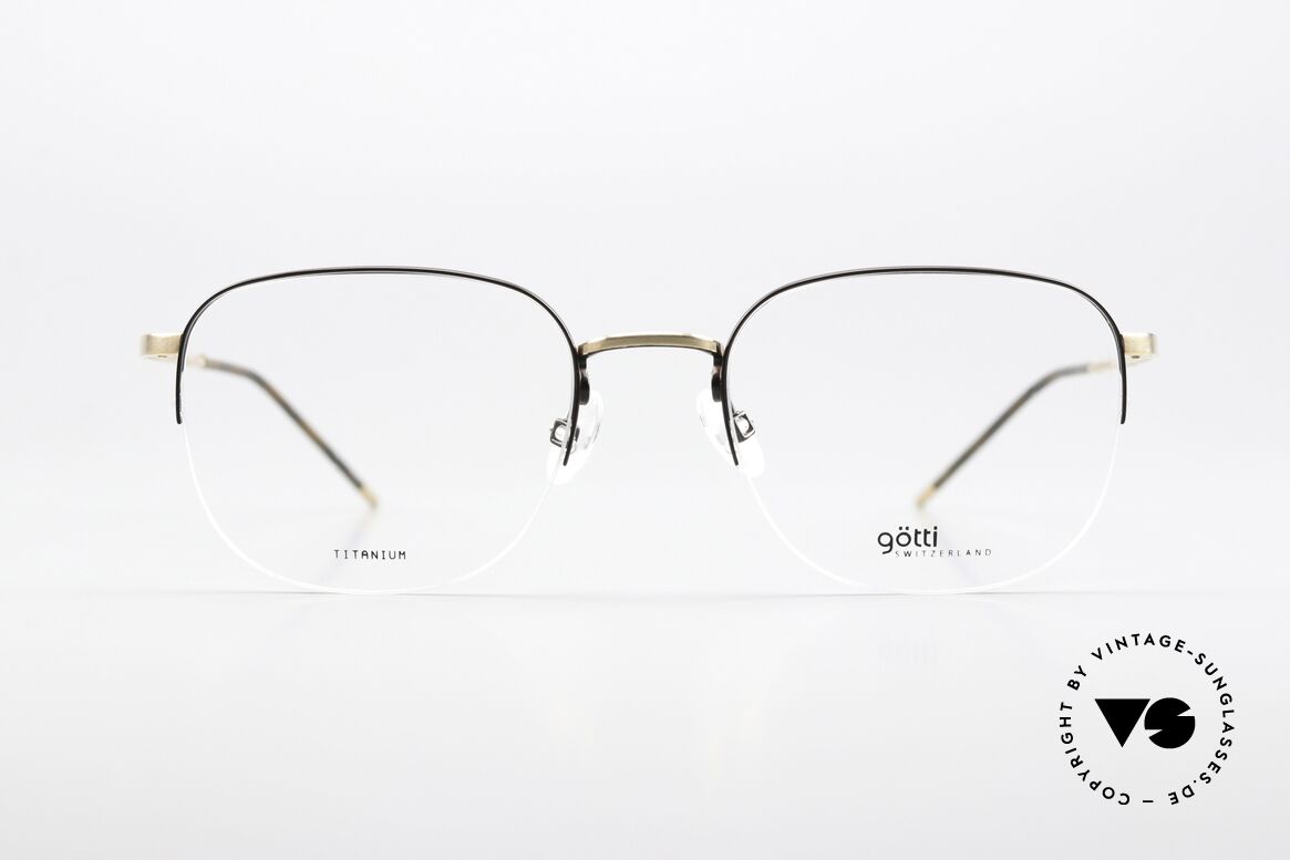 Götti Averi Semi Rimless Titan Frame, semi-rimless titanium frame, MADE IN JAPAN!, Made for Men and Women