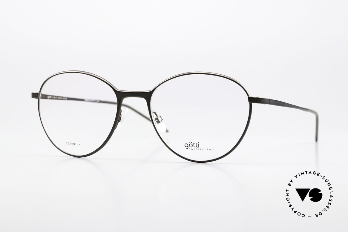 Götti Shela Titan Frame Dark Brown, Götti / Goetti glasses Shela, col. BRM; 51/17, Made for Women