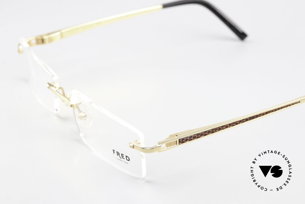 Fred Jamaique F4 Rimless Luxury Eyewear, unworn original with serial number, including FRED case, Made for Men