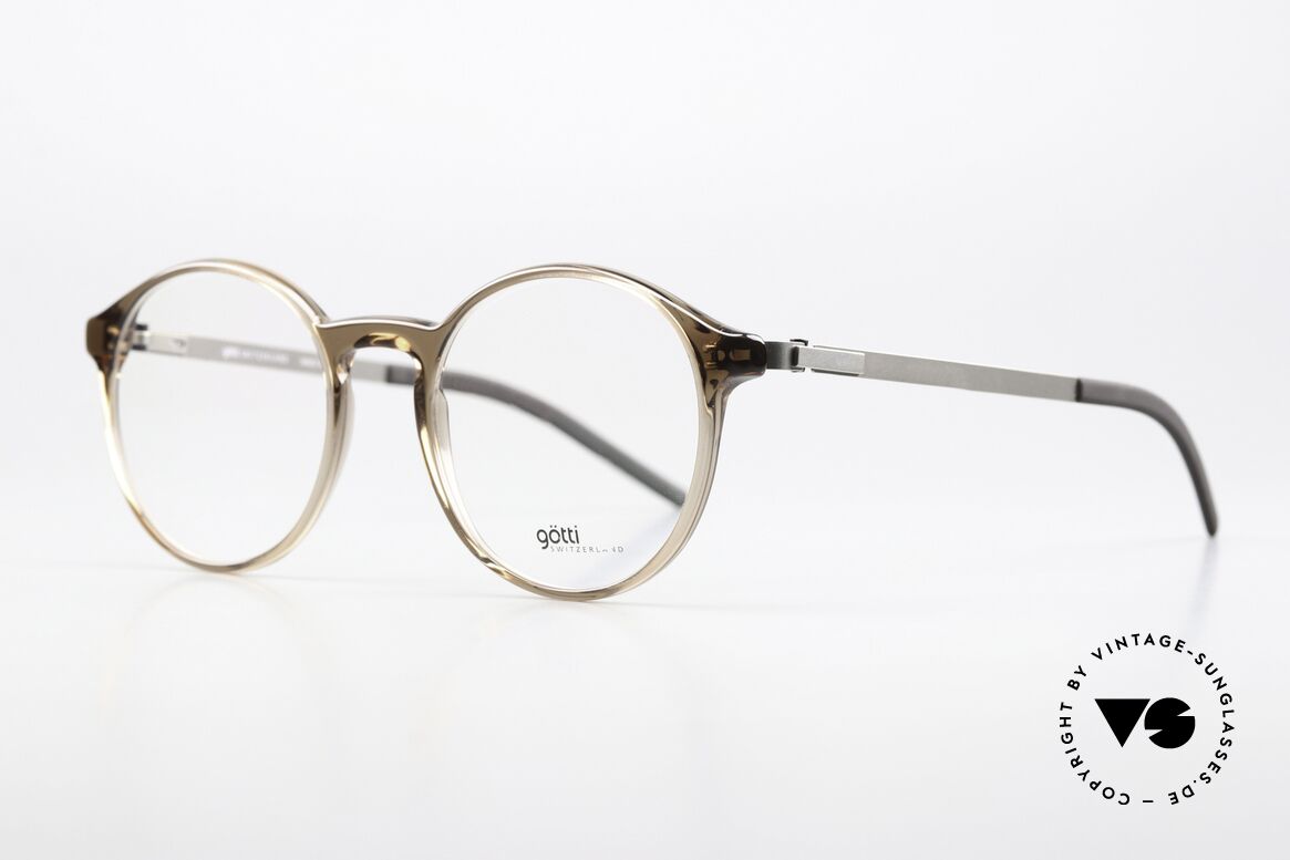 Götti Samsa Timeless Panto Eyewear, truly timeless in color and shape, unisex glasses, Made for Men and Women