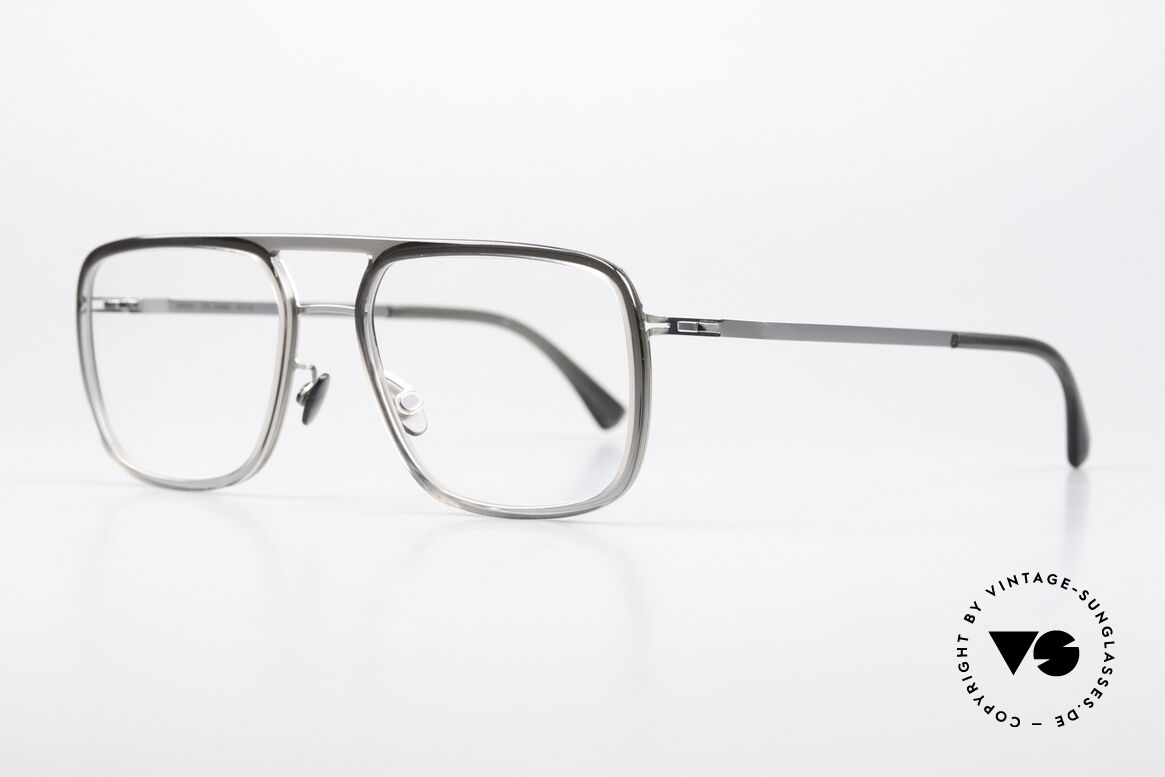 Mykita Elgard Very Striking Men's Glasses, acetate inlays with the characteristic Mykita temples, Made for Men