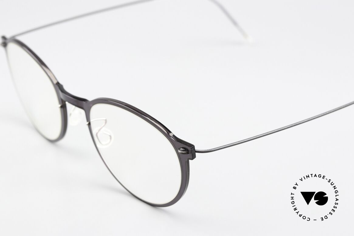 Lindberg 6527 NOW Panto Round Designer Frame, high quality composite material & titanium temples, Made for Men and Women