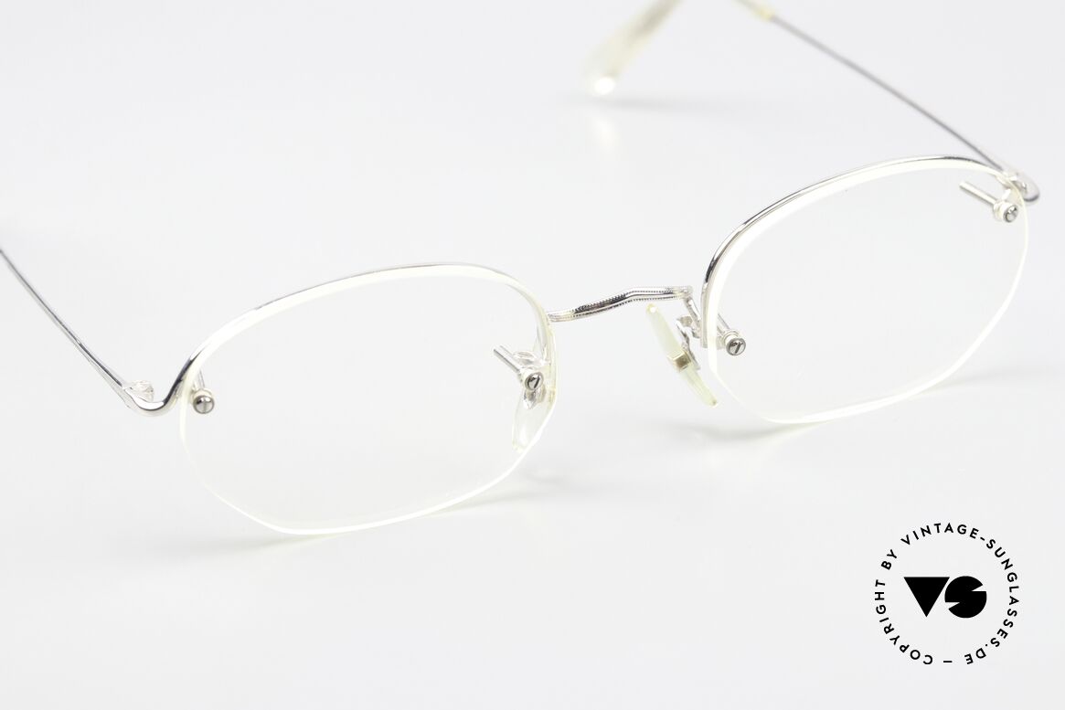 Algha Parklane Rimless 12k Gold Filled Frame, unworn pair can be glazed with lenses of any kind, Made for Men and Women