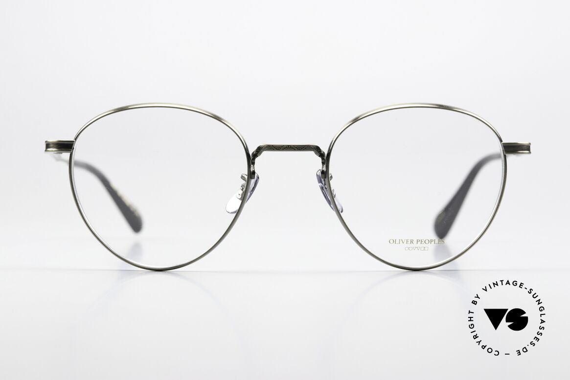 Oliver Peoples Watts Panto Frame Titanium, exact catalog model name: OV1224T 5076, size 49/21, Made for Men