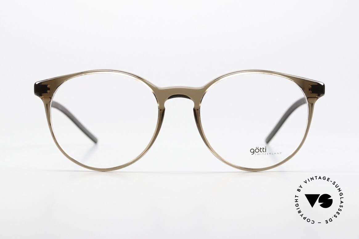 Götti Sander Panto Frame Metal Temples, full-rim glasses with metal temples in top quality, Made for Women