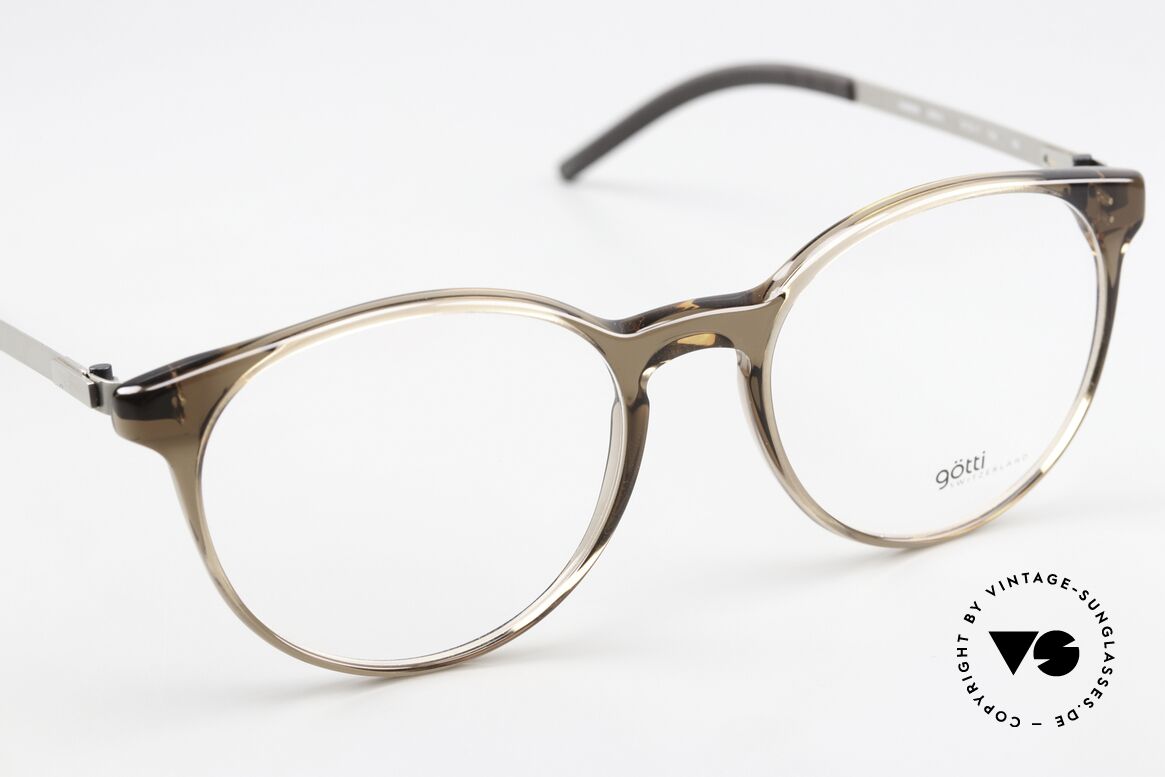 Götti Sander Panto Frame Metal Temples, unworn designer piece from 2018, with hard case, Made for Women