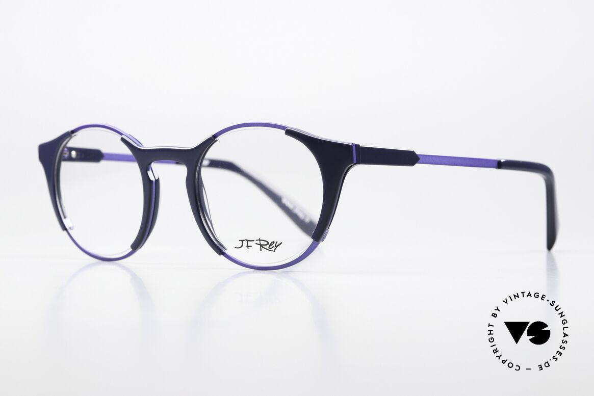 JF Rey JF1427 Dark Blue And Blue Metallic, J.F. Rey represents vibrant colors and shapes as well, Made for Women