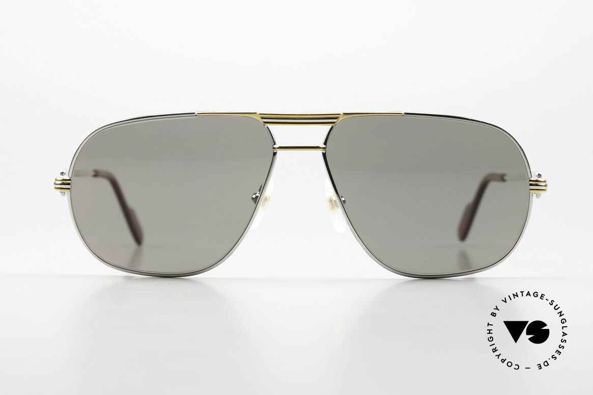 Cartier Tank - M Polarized Gray Sun Lenses, precious CARTIER eyewear for gentlemen - just timeless, Made for Men