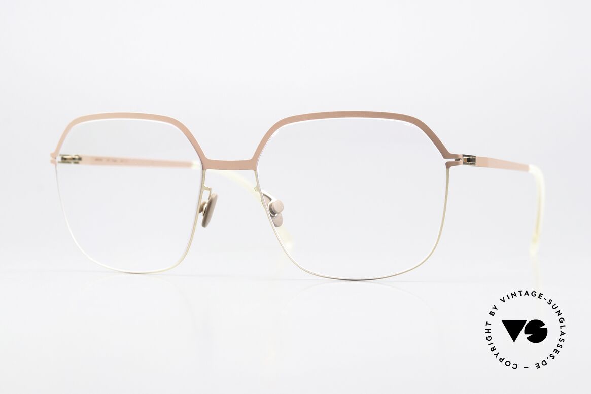 Mykita Finna Women's Glasses Peach Pink, Mykita glasses, model LITE Finna, size 54-17, col 429, Made for Women