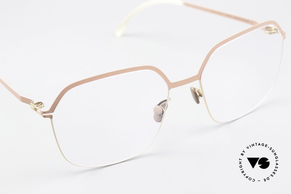 Mykita Finna Women's Glasses Peach Pink, unworn model from 2017; incl. original case by MYKITA, Made for Women