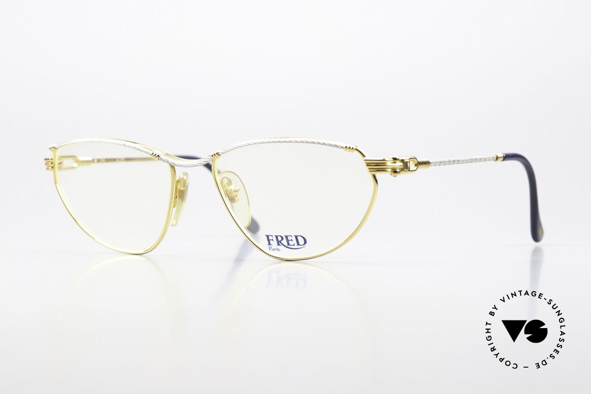 Fred Alize - S Women's Sailing Glasses 90's, luxury eyeglass-frame by Fred, Paris from the 1990s, Made for Women