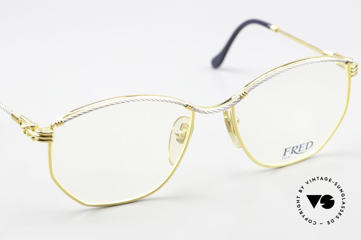 Fred Cythere - S Women's Luxury Eyewear, NO RETRO, but a precious old original, in size 53/16, Made for Women